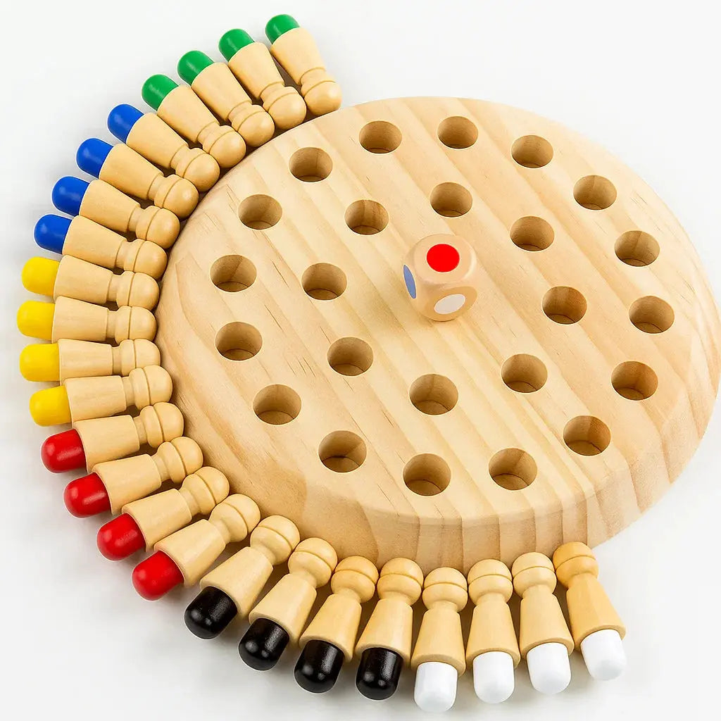 Memory Boosting Wooden Game – Enhance Coordination and Recall Skills