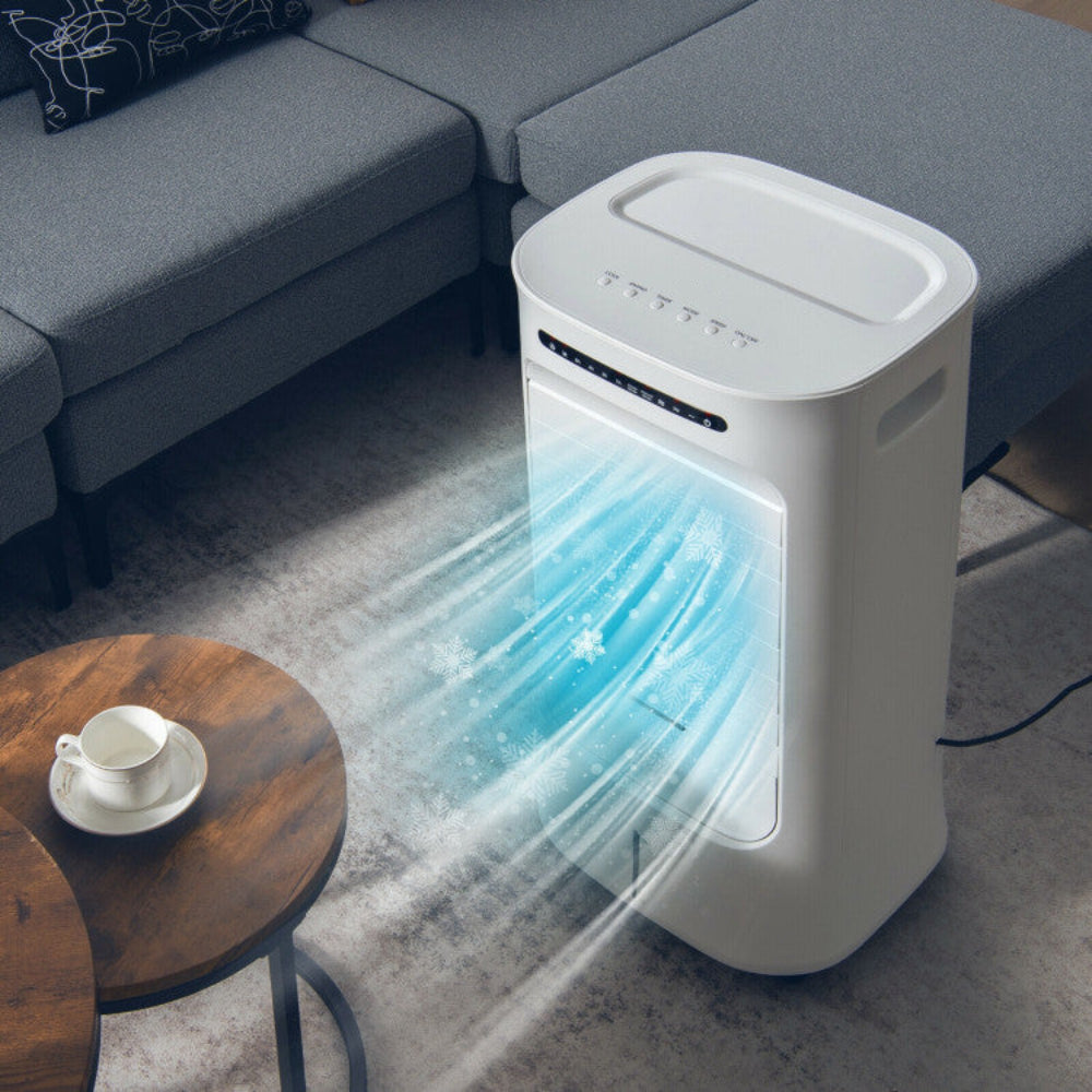 Portable Air Cooler Fan with 4-in-1 Features and Adjustable Airflow