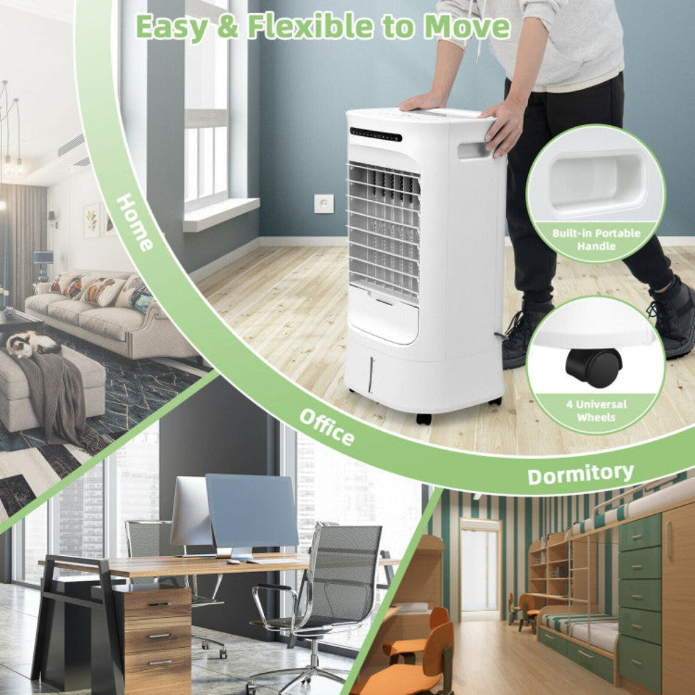 Portable Air Cooler Fan with 4-in-1 Features and Adjustable Airflow