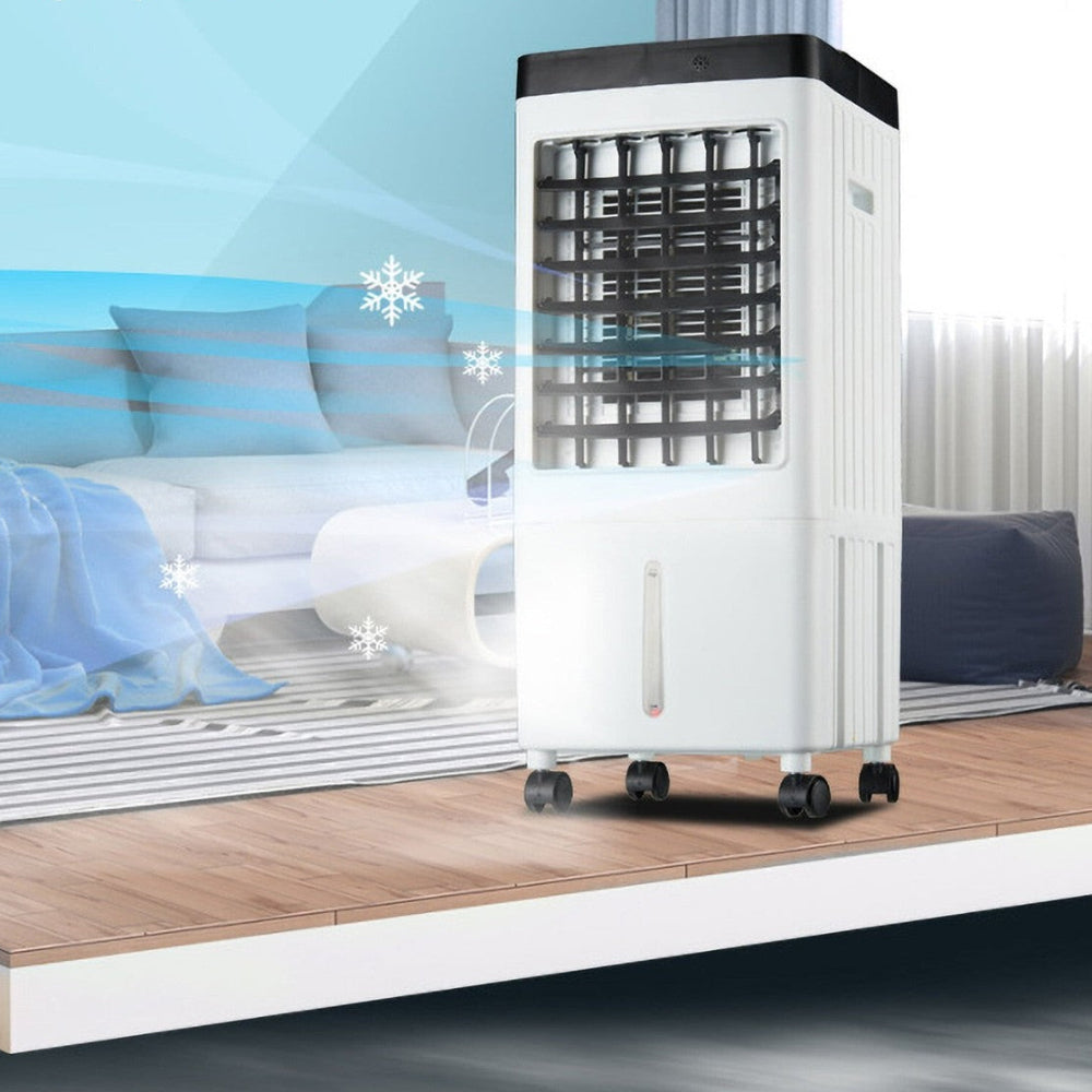 Portable Evaporative Air Cooler with Ice Packs for Energy Efficient Comfort