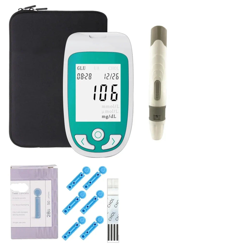 Smart Health Monitor for Glucose and Cholesterol Testing