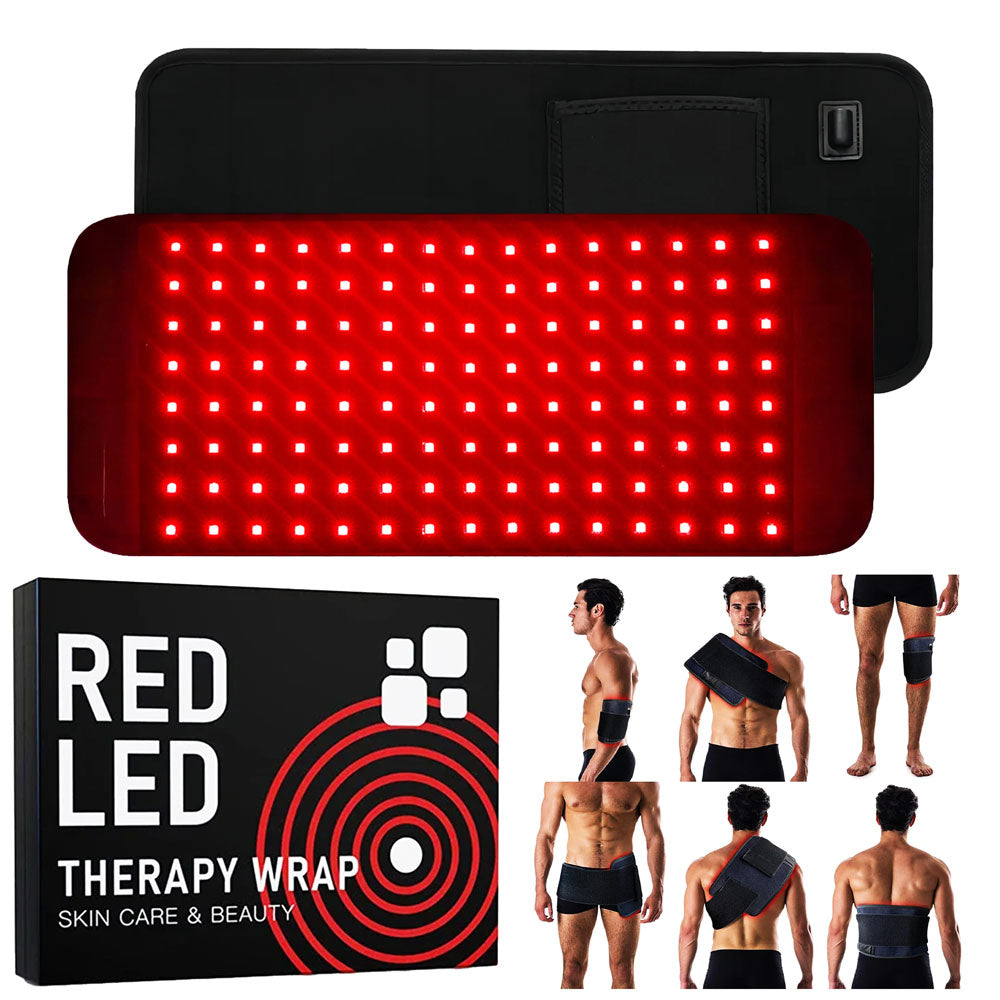 Portable Electric Therapy Pad with Red and Near-Infrared Light for Pain Relief