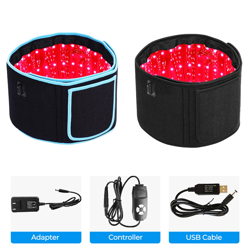 Portable Electric Therapy Pad with Red and Near-Infrared Light for Pain Relief