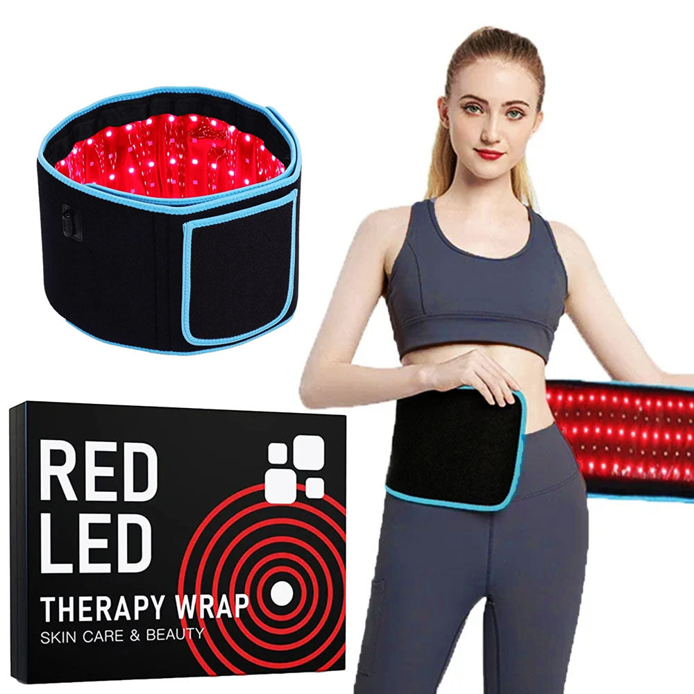 Portable Electric Therapy Pad with Red and Near-Infrared Light for Pain Relief