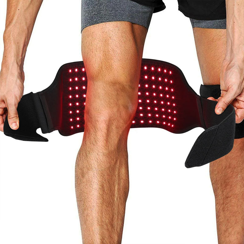 Portable Electric Therapy Pad with Red and Near-Infrared Light for Pain Relief