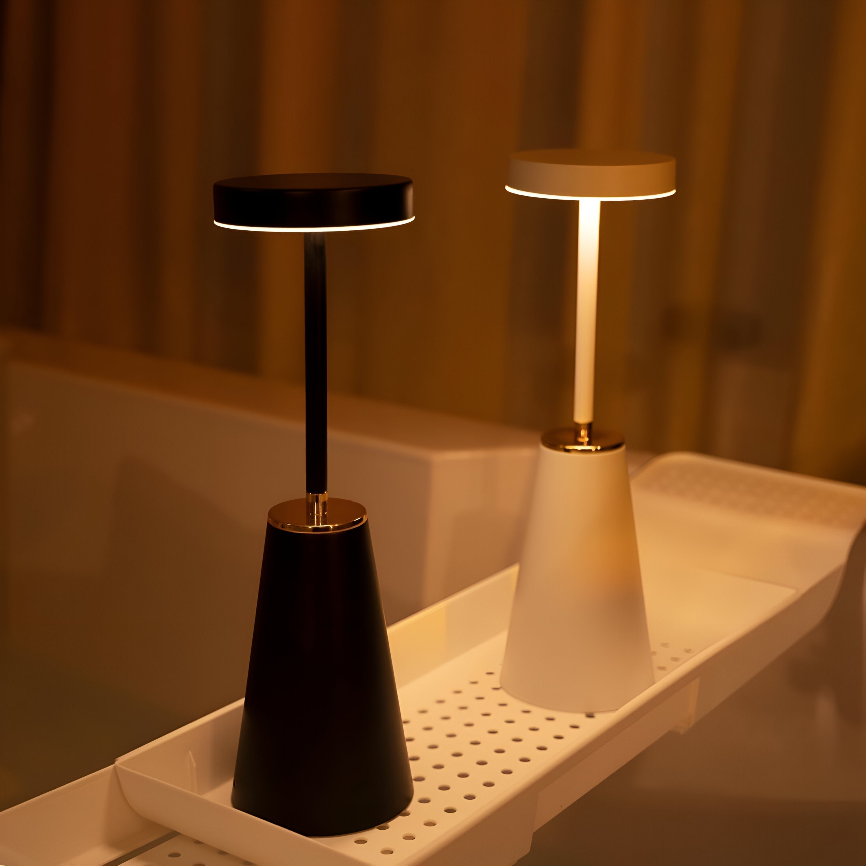 Elegant Cordless LED Table Lamp with Adjustable Lighting