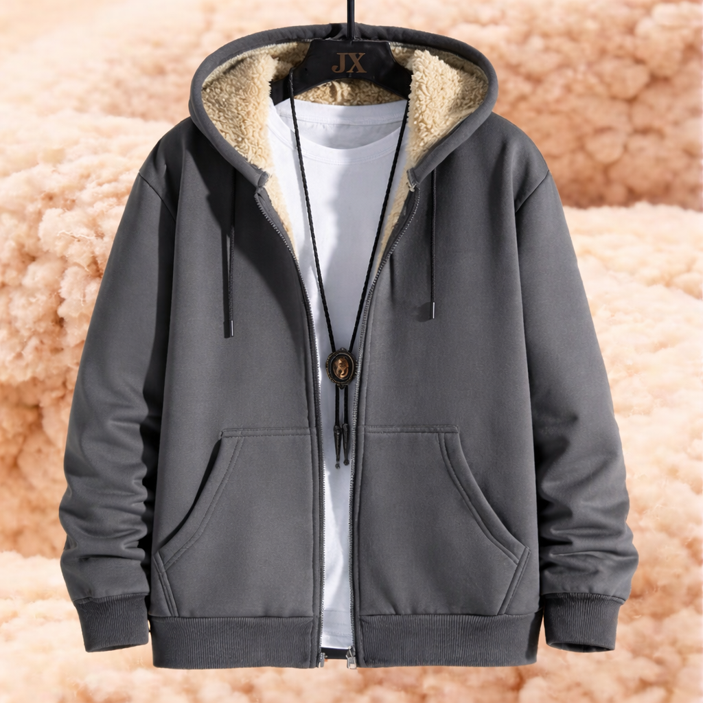 Everyday Comfort Hooded Jacket with Cozy Lining