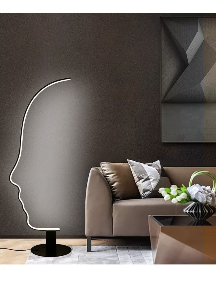 Taavita Face LED Floor Lamp - Indoor Lighting Fixture - Home Decor