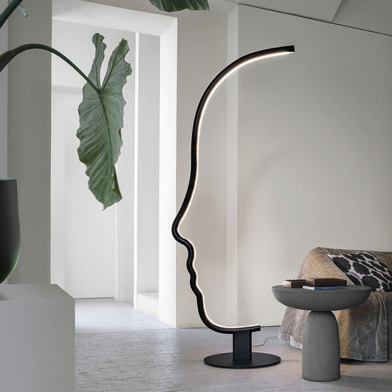Taavita Face LED Floor Lamp - Indoor Lighting Fixture - Home Decor