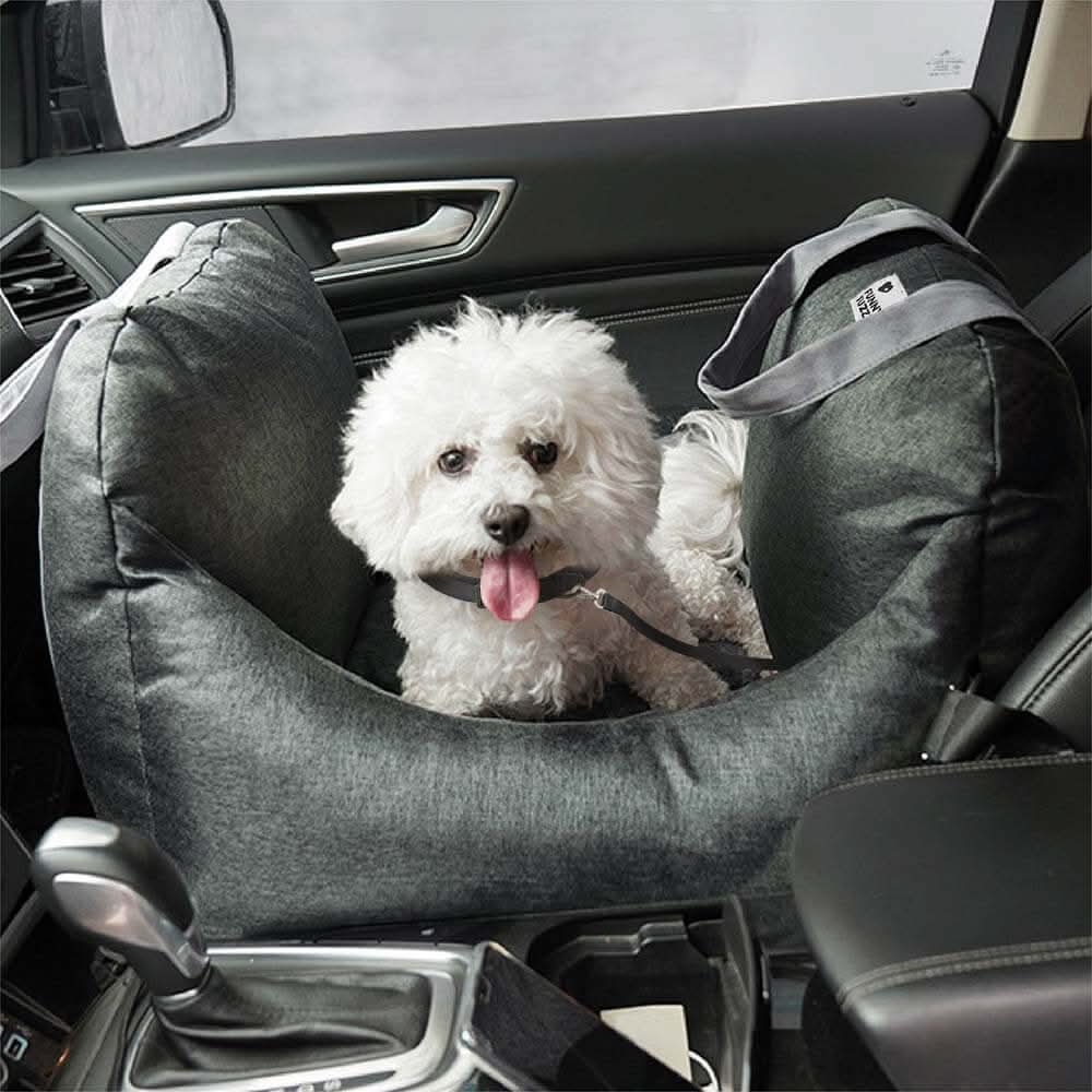 PetSafe Travel Cushion: Secure Bed with Safety Belt & Grip Base