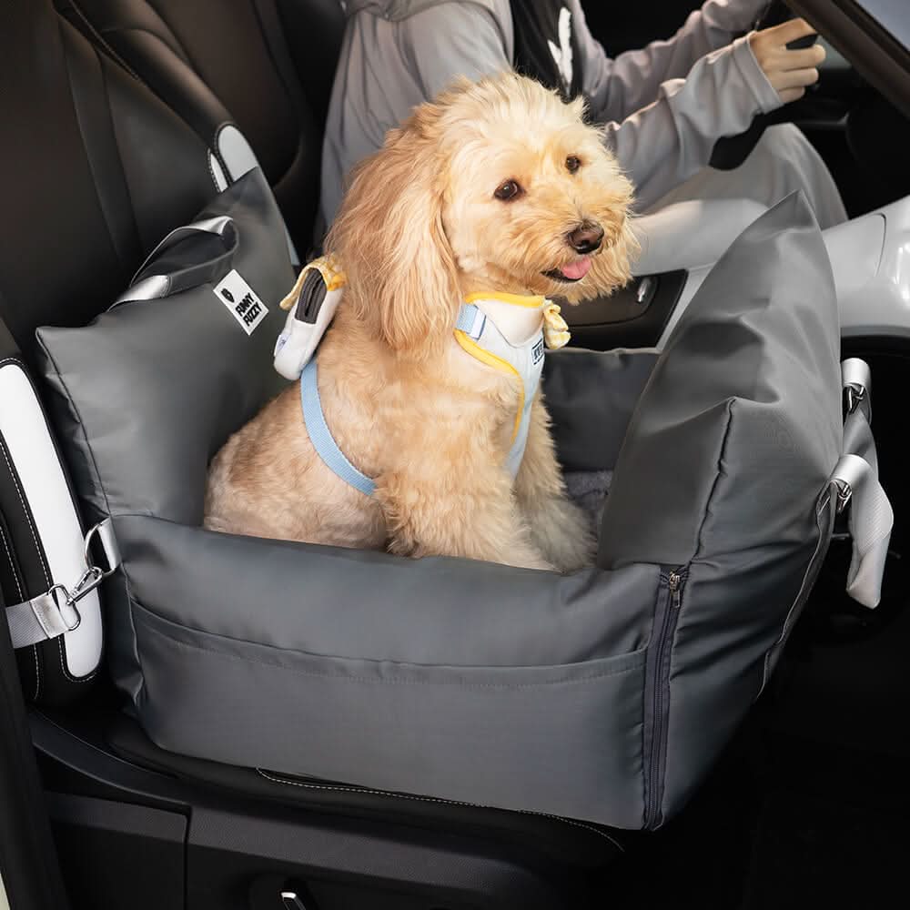 PetSafe Travel Cushion: Secure Bed with Safety Belt & Grip Base