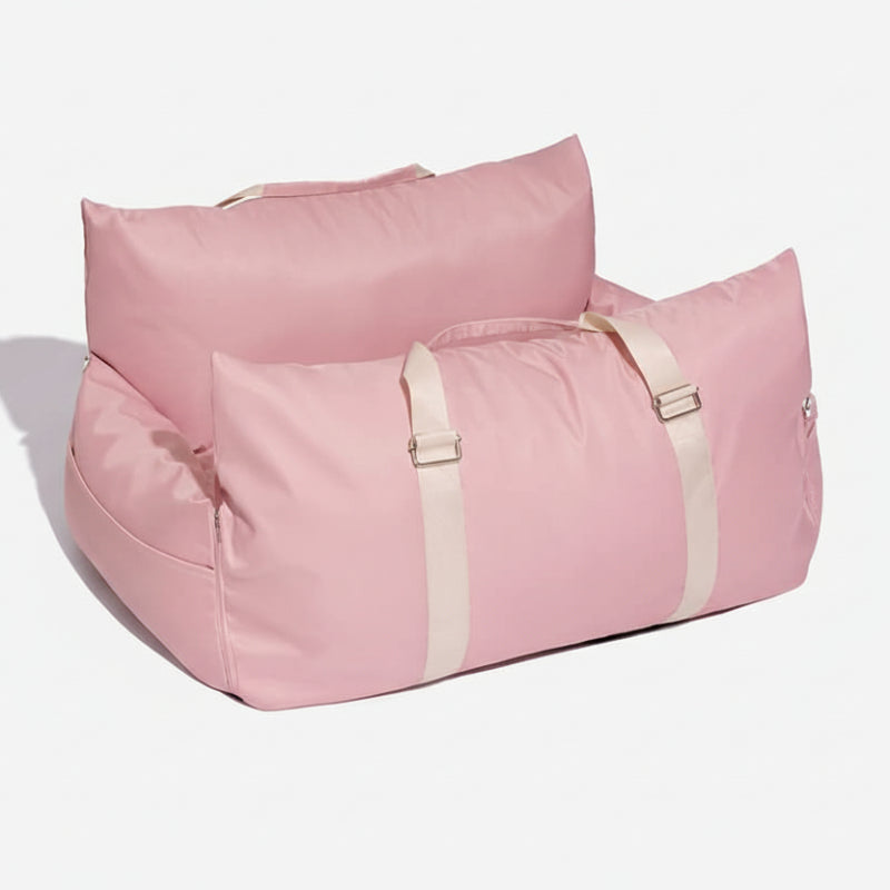 PetSafe Travel Cushion: Secure Bed with Safety Belt & Grip Base