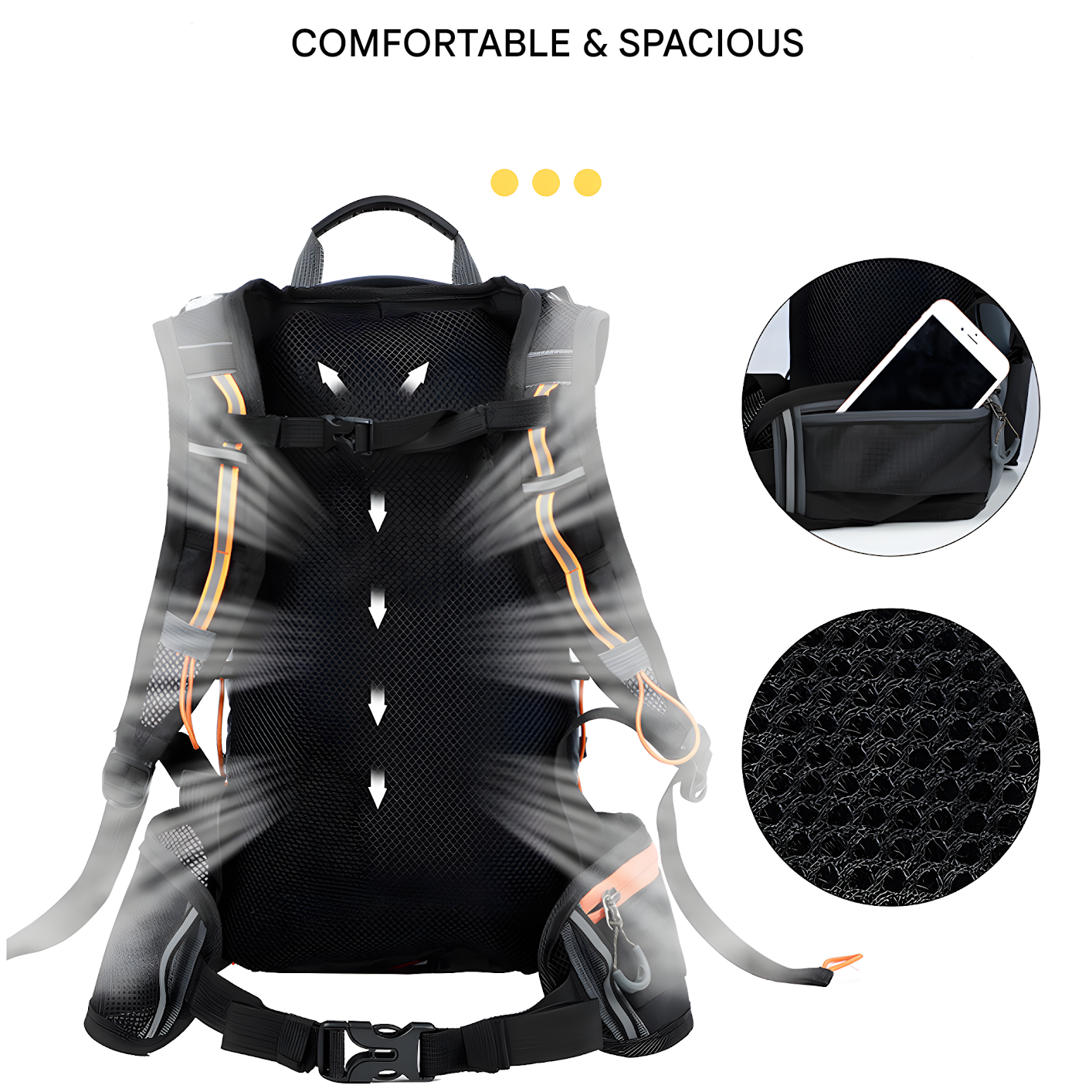 Ergonomic Hydration Backpack for Outdoor Activities – Multifunctional Design