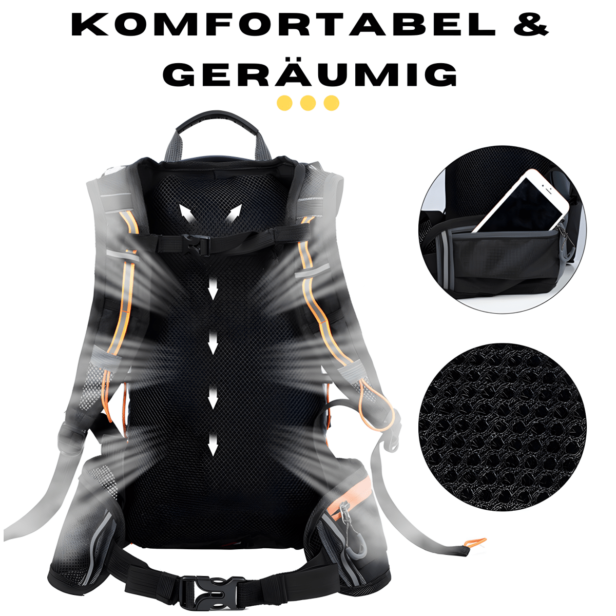 Lightweight 10L Hydration Pack for Outdoor Activities – Multifunctional Design