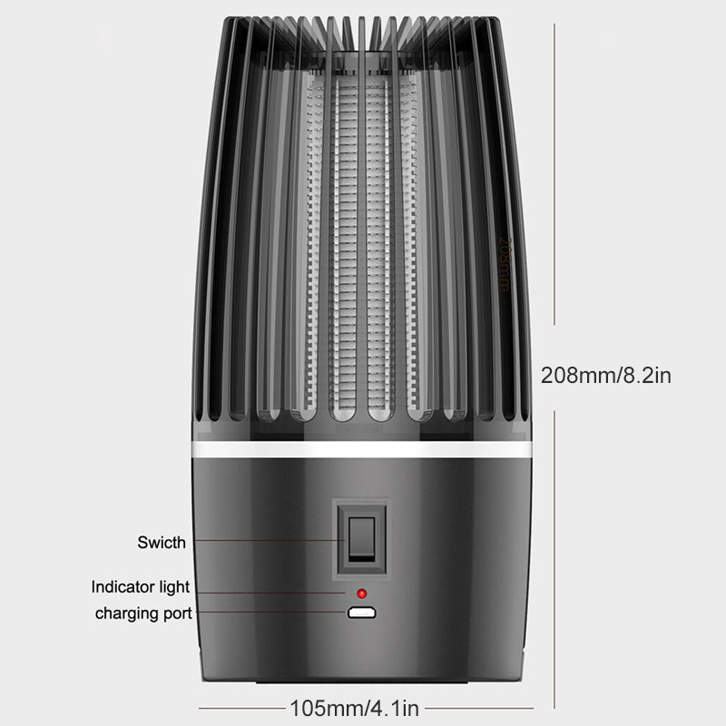 Dual-Function Rechargeable Mosquito Eliminator
