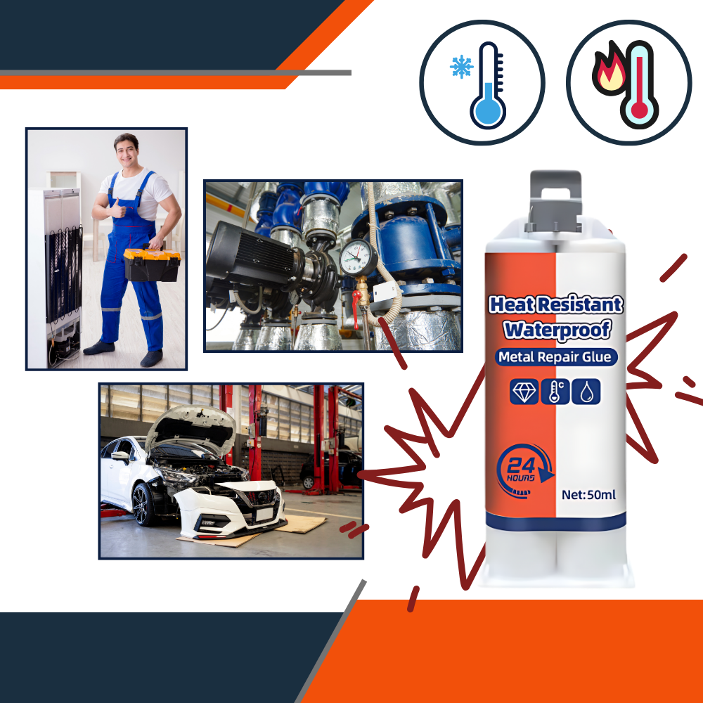 Waterproof Glue for Metal Repairs - Strong Adhesive Solution