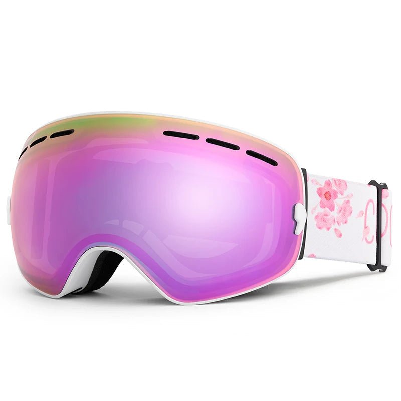 ClearVision 400 Ski Goggles with Dual-Layer Anti-Fog Technology