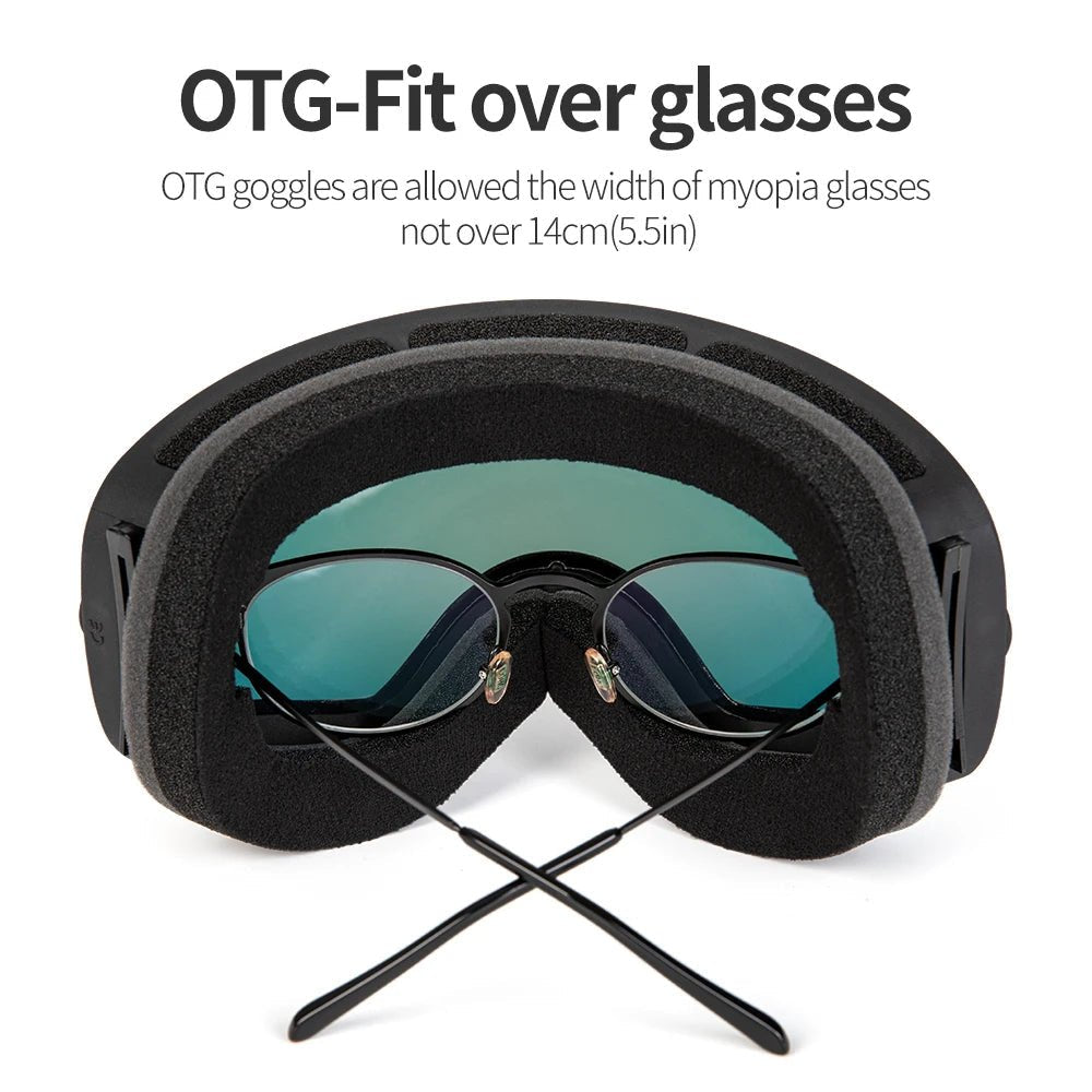 ClearVision 400 Ski Goggles with Dual-Layer Anti-Fog Technology
