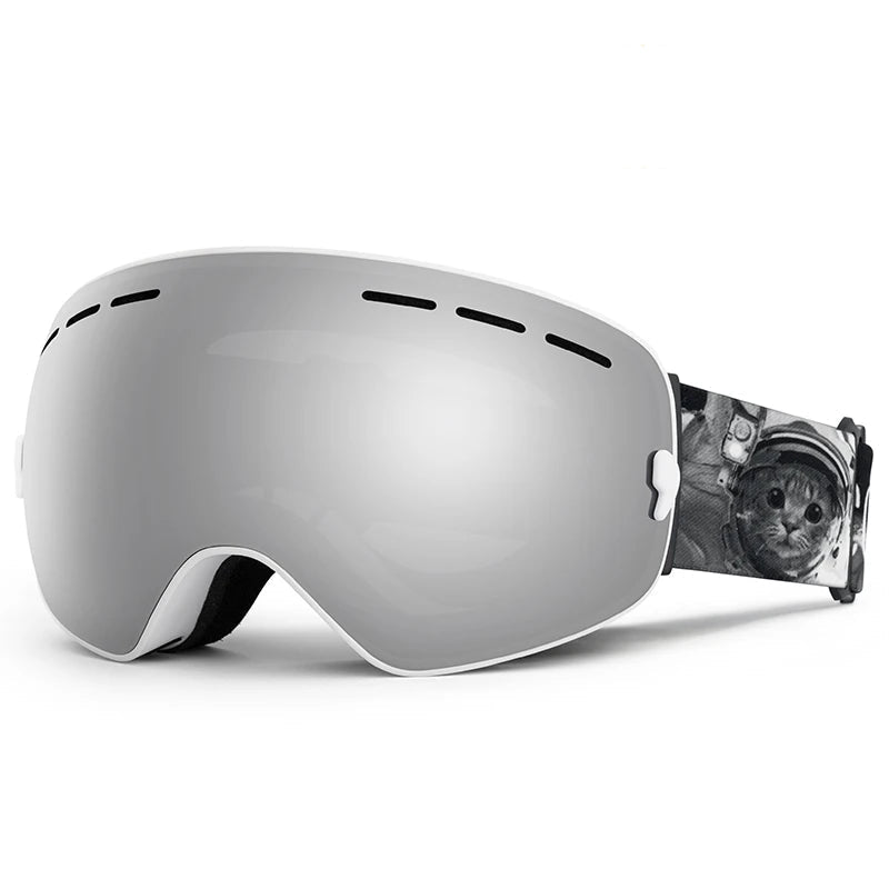 ClearVision 400 Ski Goggles with Dual-Layer Anti-Fog Technology