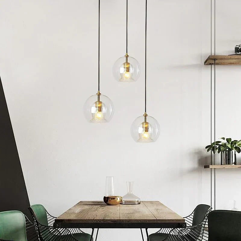 Luxe Orb Pendant Light with Handcrafted Glass Spheres