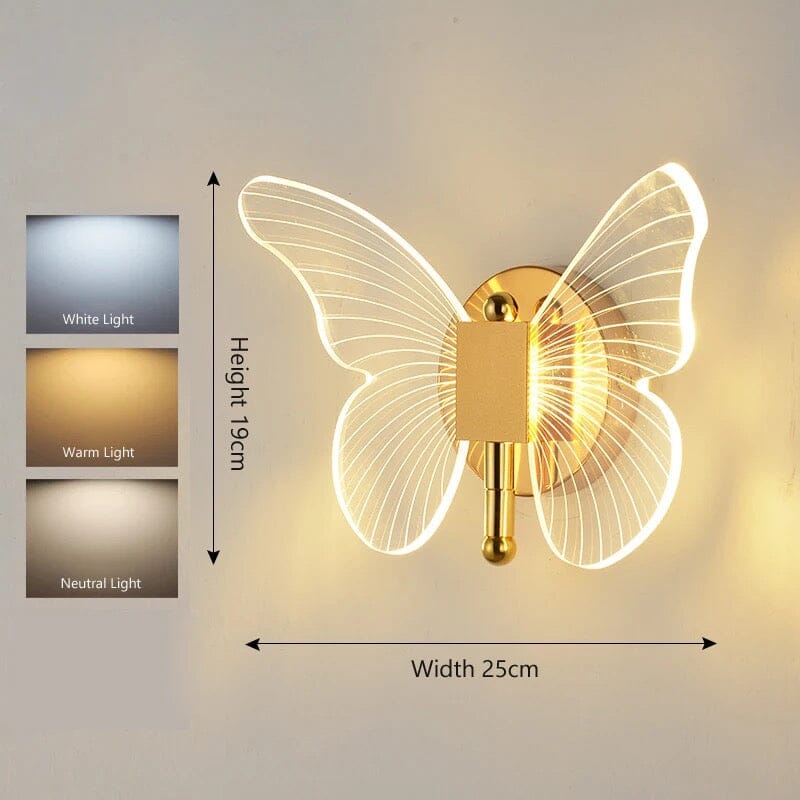 GlimmerWing LED Butterfly Wall Light Collection for Elegant Spaces