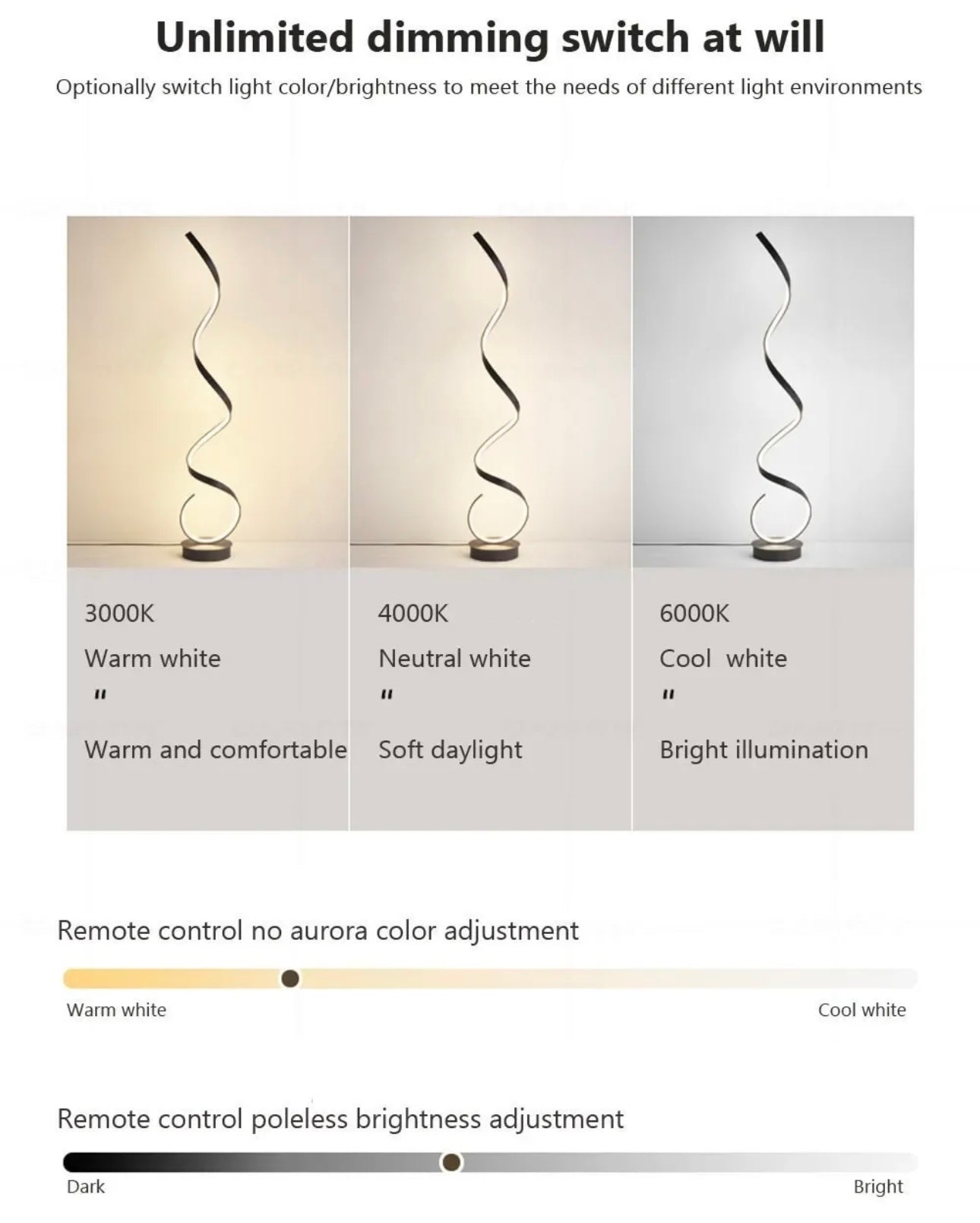 Taavita Noia Luxe Floor Lamp - Nordic Style
