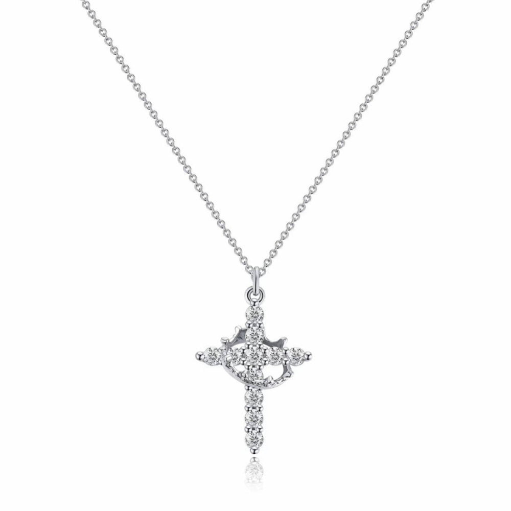 Elegant Faith-Inspired Cross Pendant Necklace for Mom