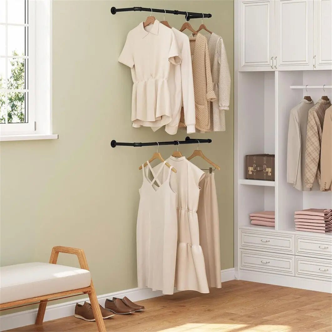 Urban Chic Wall-Mounted Clothing Organizer