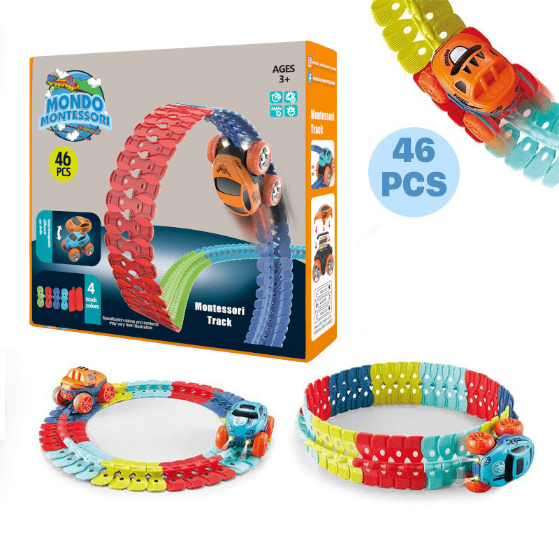 Dynamic Loop Racer Track Set for Endless Fun