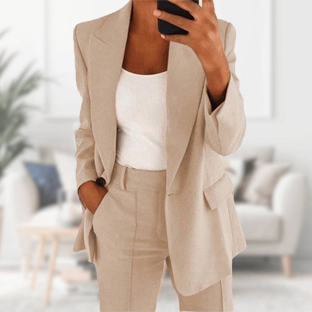 Women's Tailored Pantsuit Set | Elegant Timeless Design | High-Quality Fabrics & Handcrafted Details | Comfortable Fit