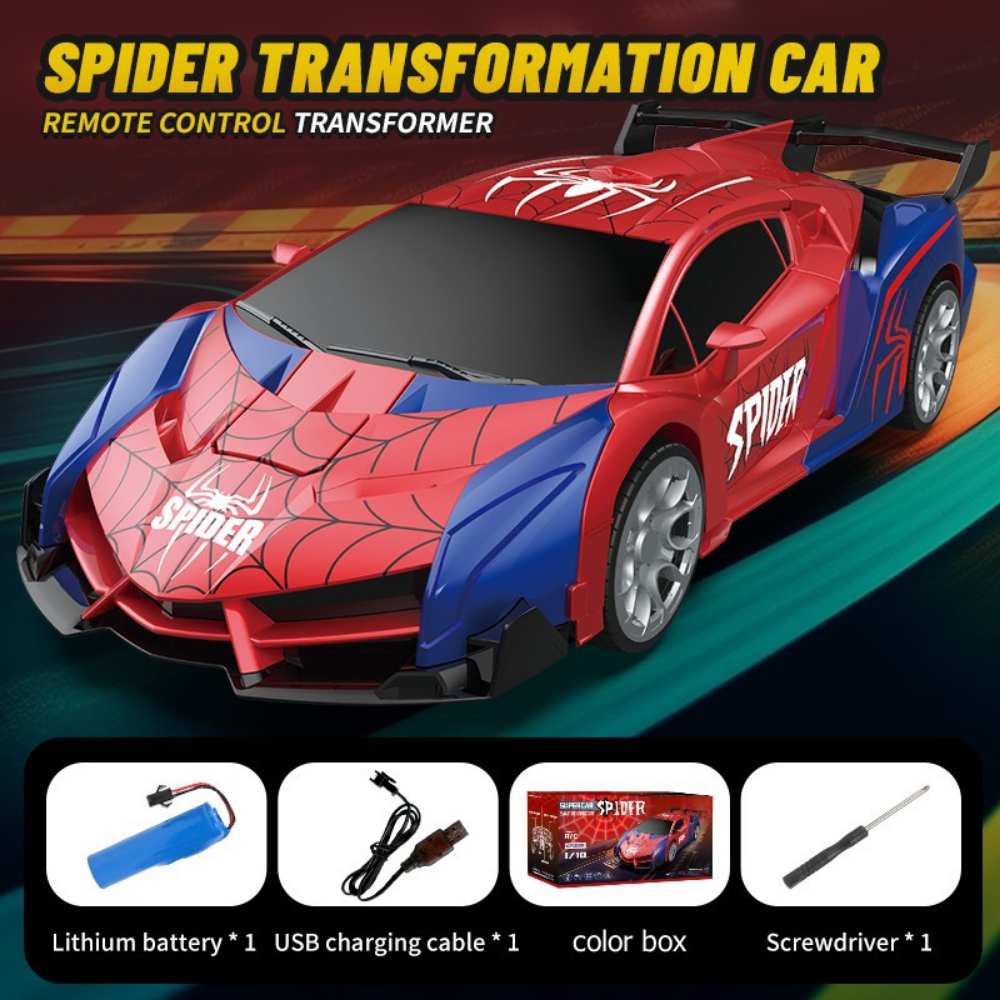 Transforming RC Vehicle: Car to Robot with Remote Control