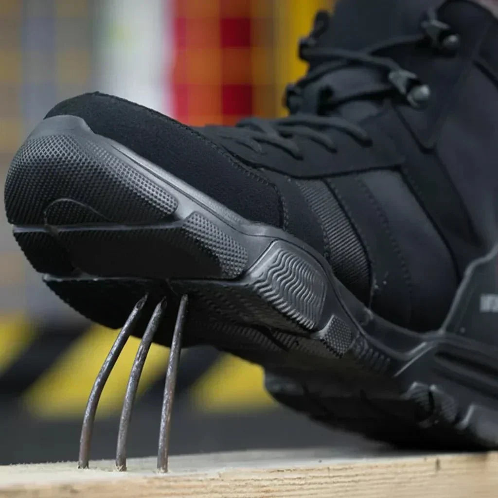 TitanGuard Heavy-Duty Safety Boots with Steel Toe Support