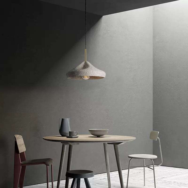 Taavita Industrial Style Kitchen Concrete Pendant Light - Kitchen Island Hanging Light