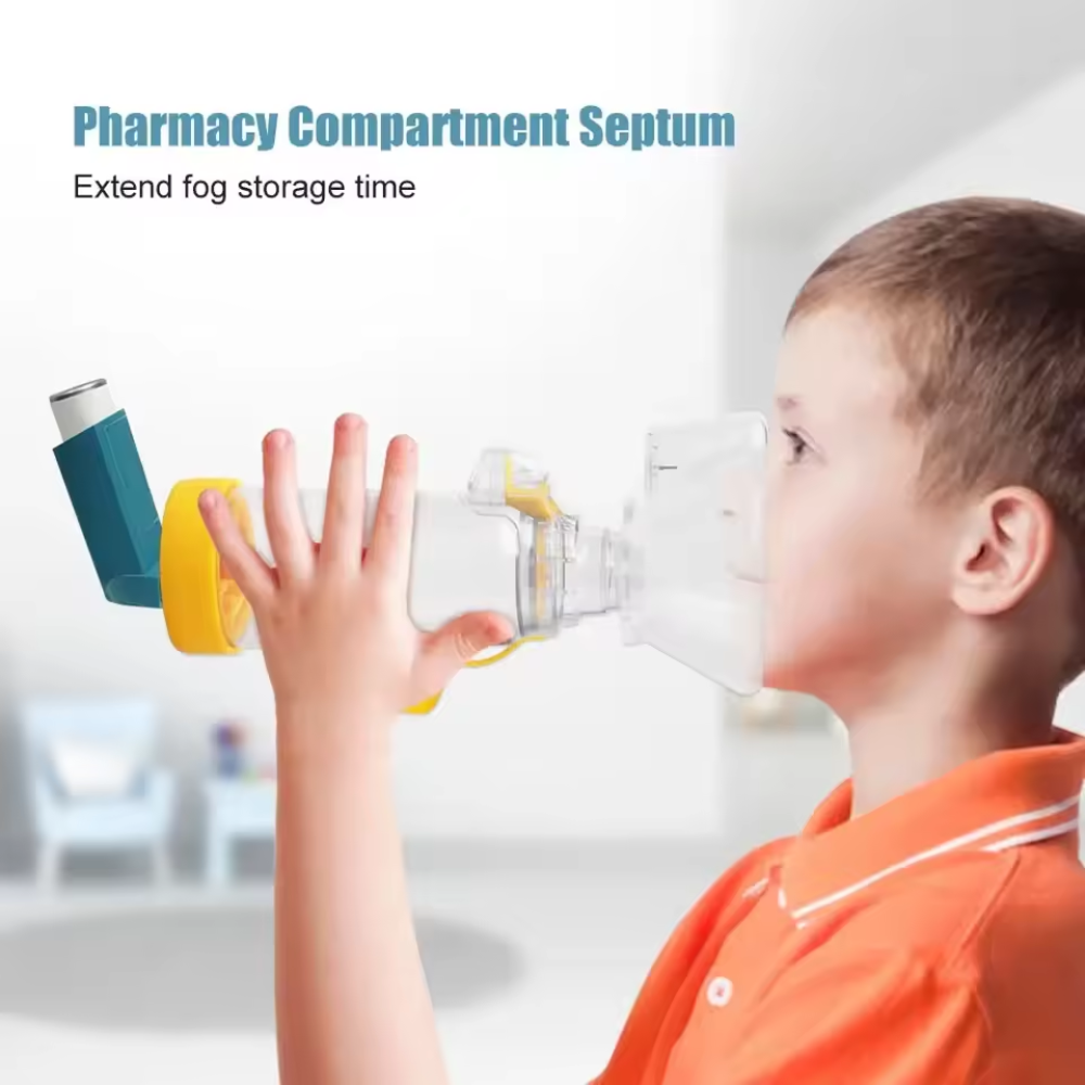 Silicone Inhalation Chamber Device for Adults and Kids