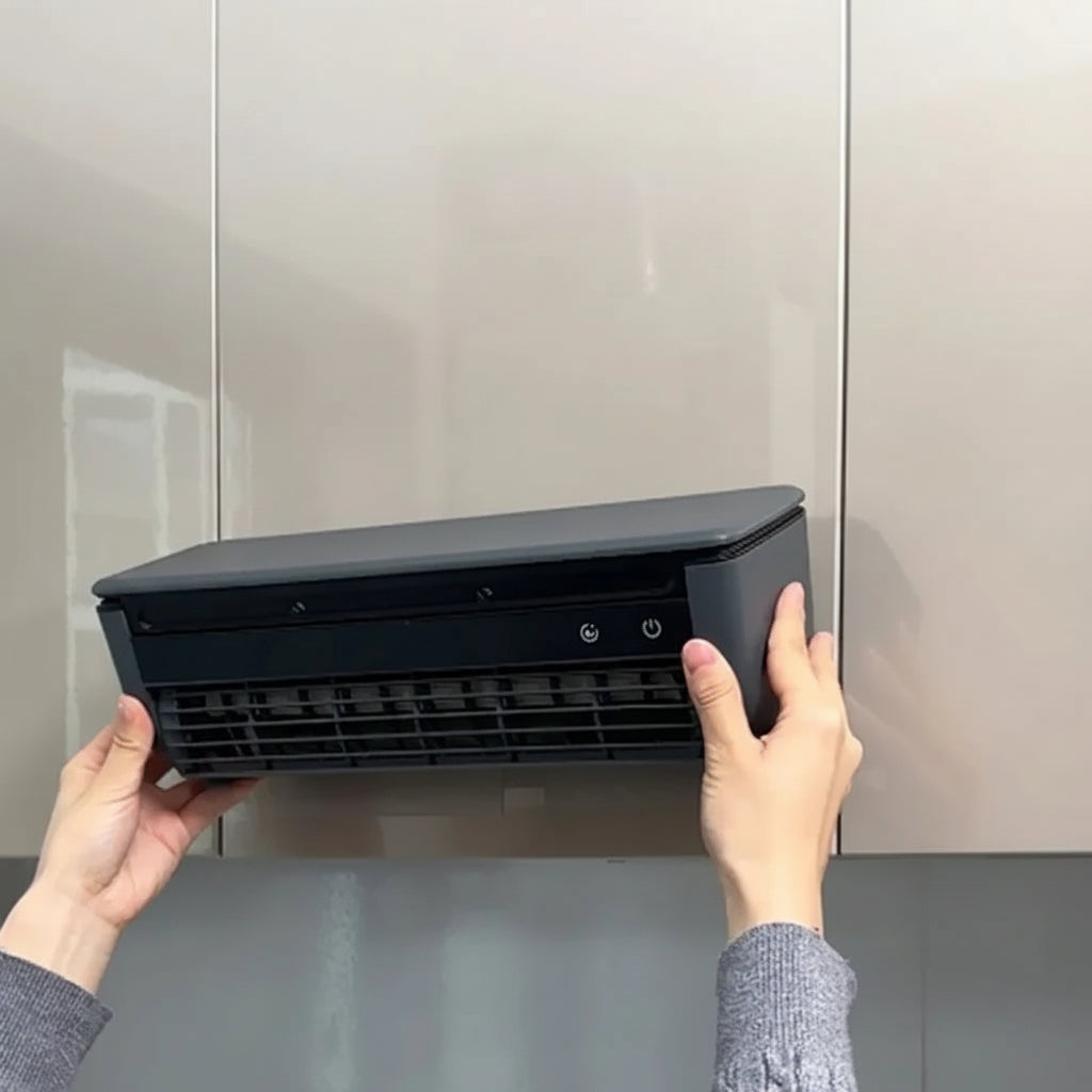 Remote-Controlled Wall Fan – Compact Design for Efficient Cooling