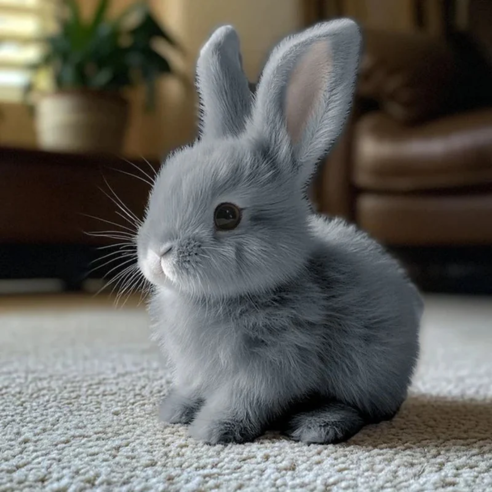 Soft Plush Bunny Toy with Interactive Lifelike Features