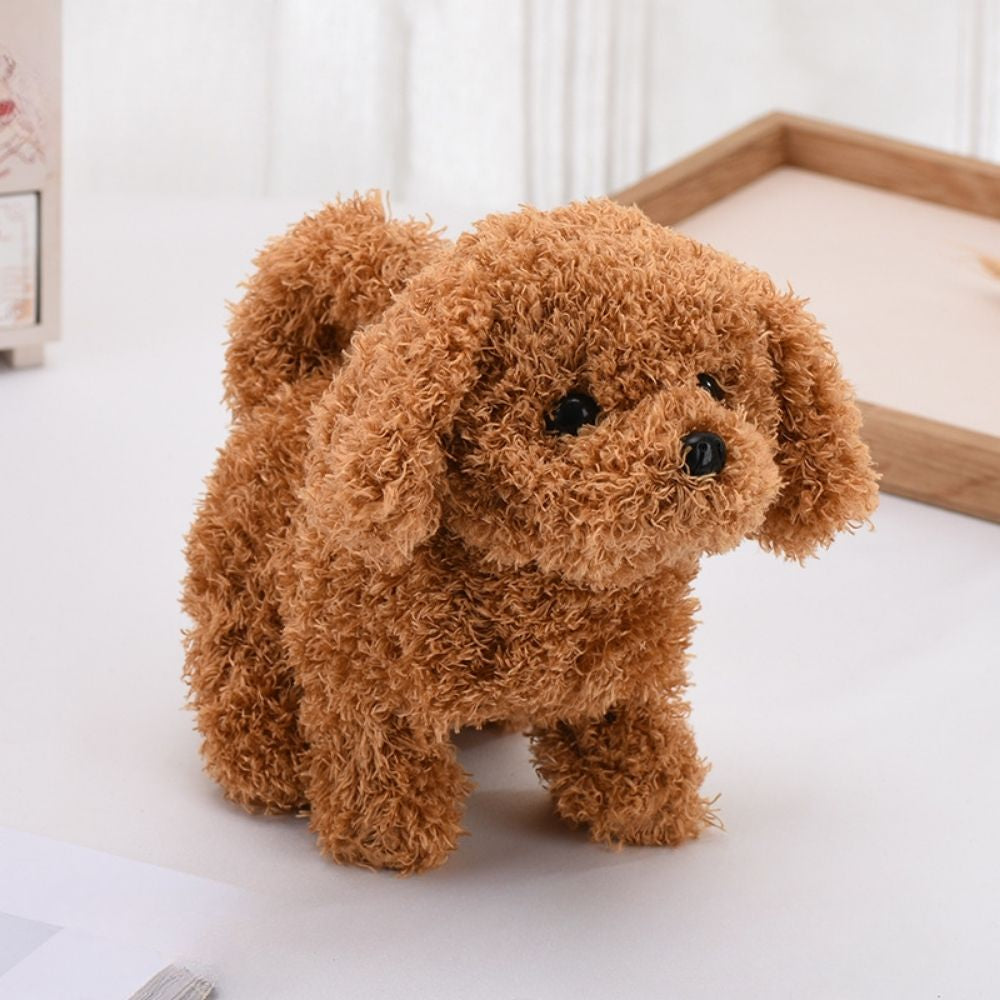 Lifelike Plush Robotic Puppy with Movement and Sounds