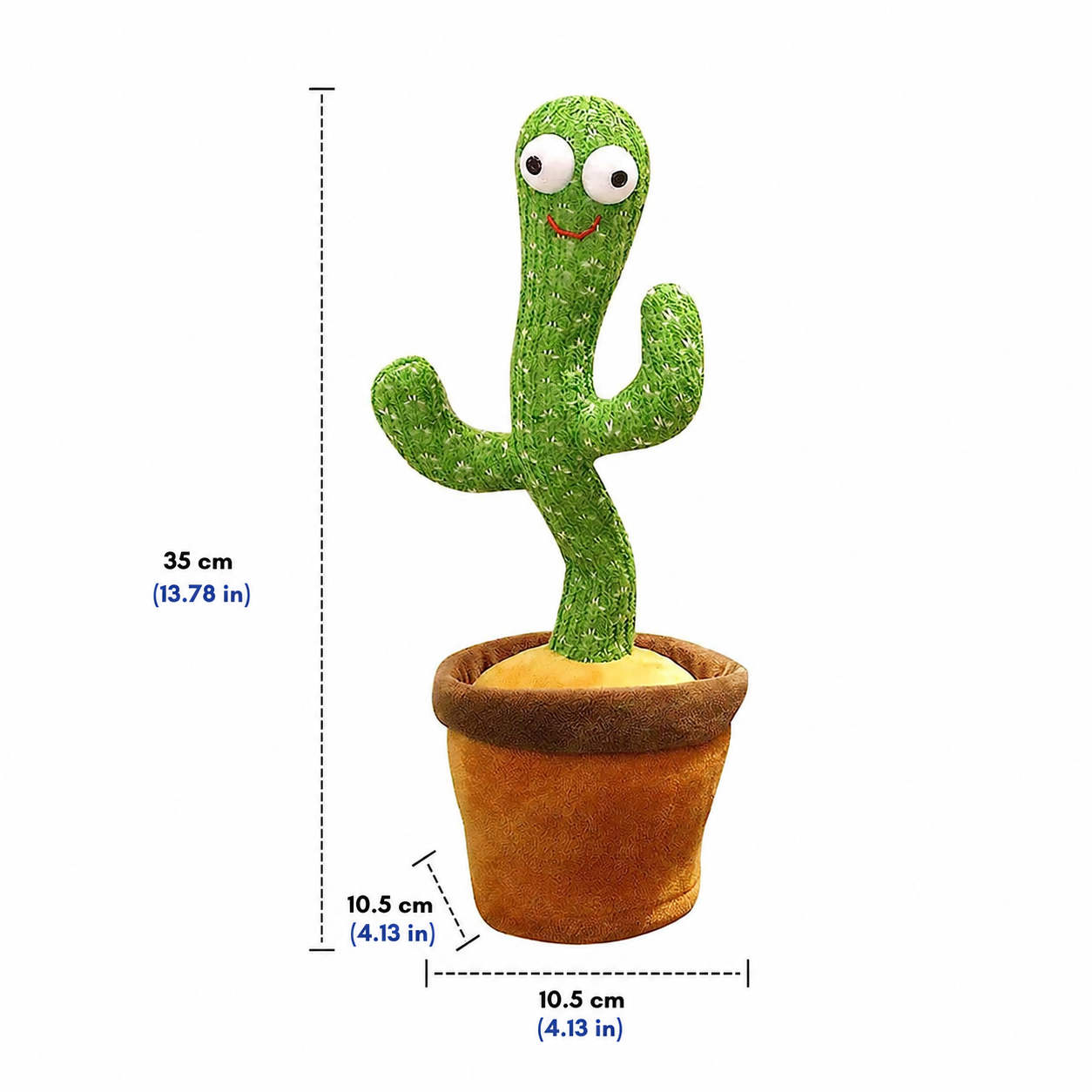 Charming Plush Cactus Companion that Dances and Sings