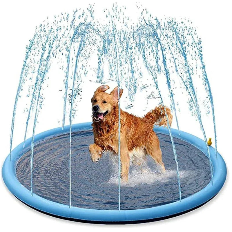 Water Play Mat for Dogs with Sprinklers – Durable Splash Pad for Summer