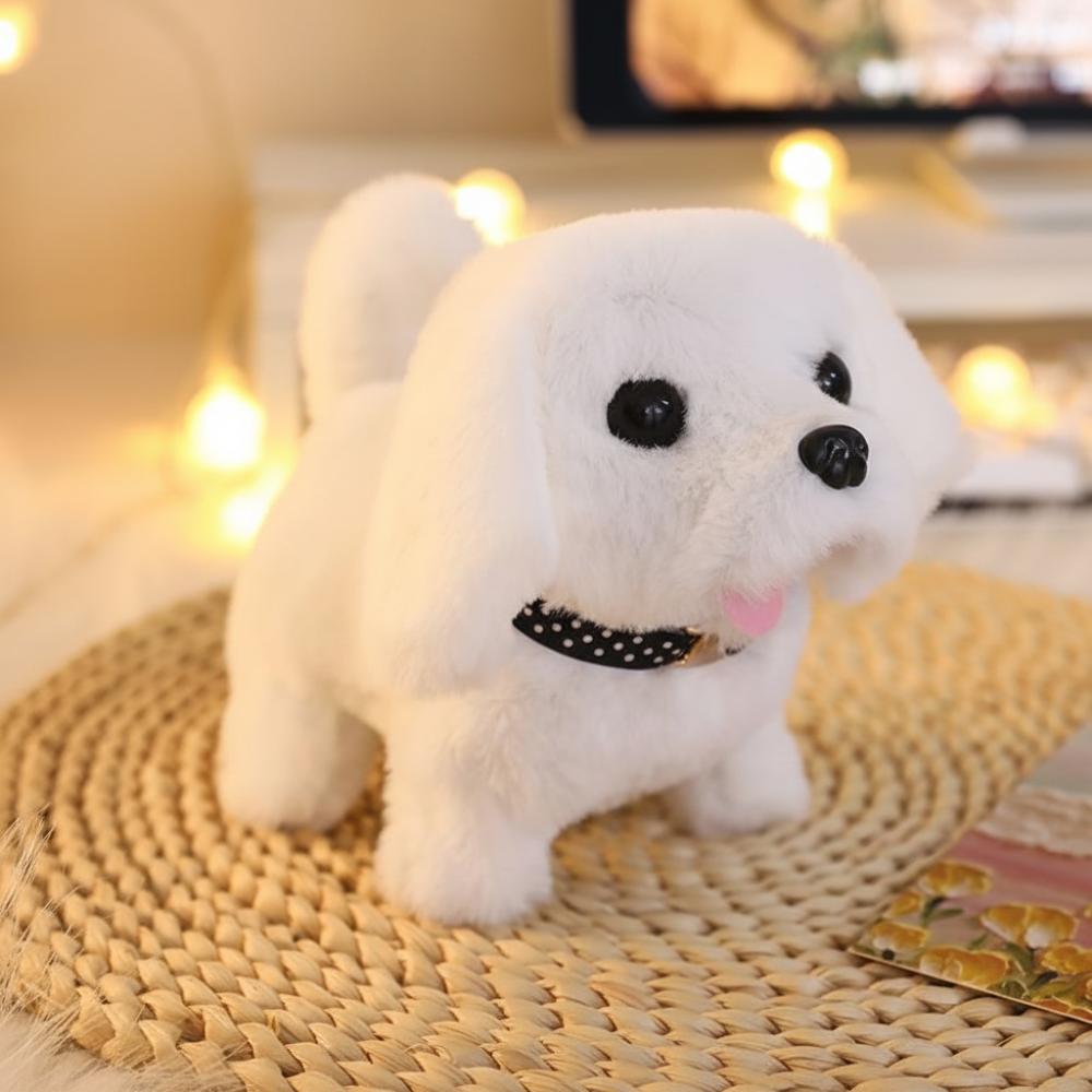 Cuddly Canine Companion: Interactive Toy That Walks and Barks