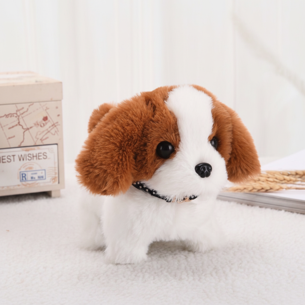 Interactive Cuddly Puppy Toy with Realistic Movements