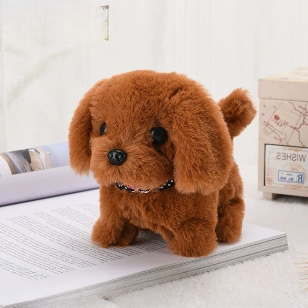 Interactive Plush Puppy That Walks and Barks for Endless Fun