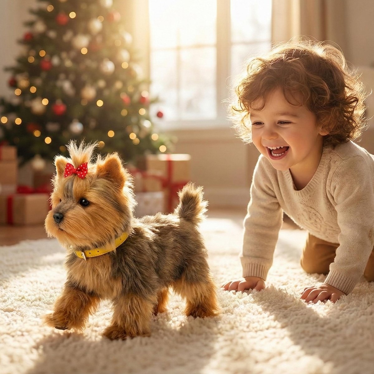 Realistic Walking and Barking Robot Dog Toy – Interactive Puppy for Kids