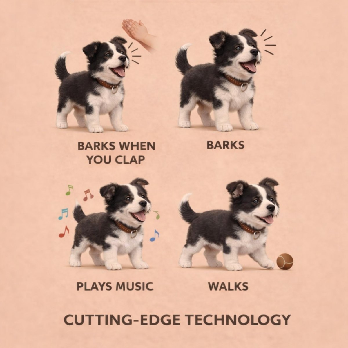 Realistic Walking and Barking Robot Dog Toy – Interactive Puppy for Kids