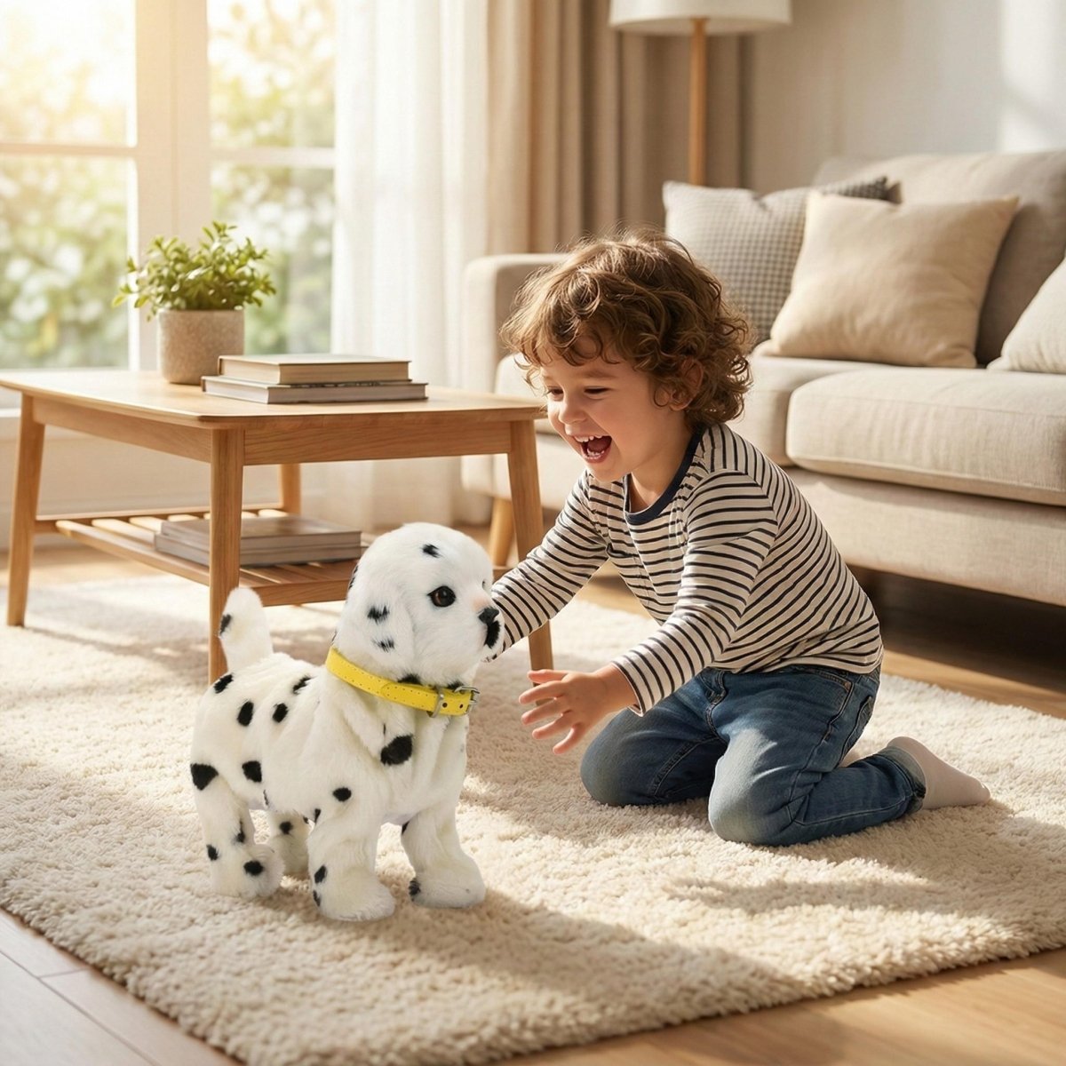 Realistic Walking and Barking Robot Dog Toy – Interactive Puppy for Kids