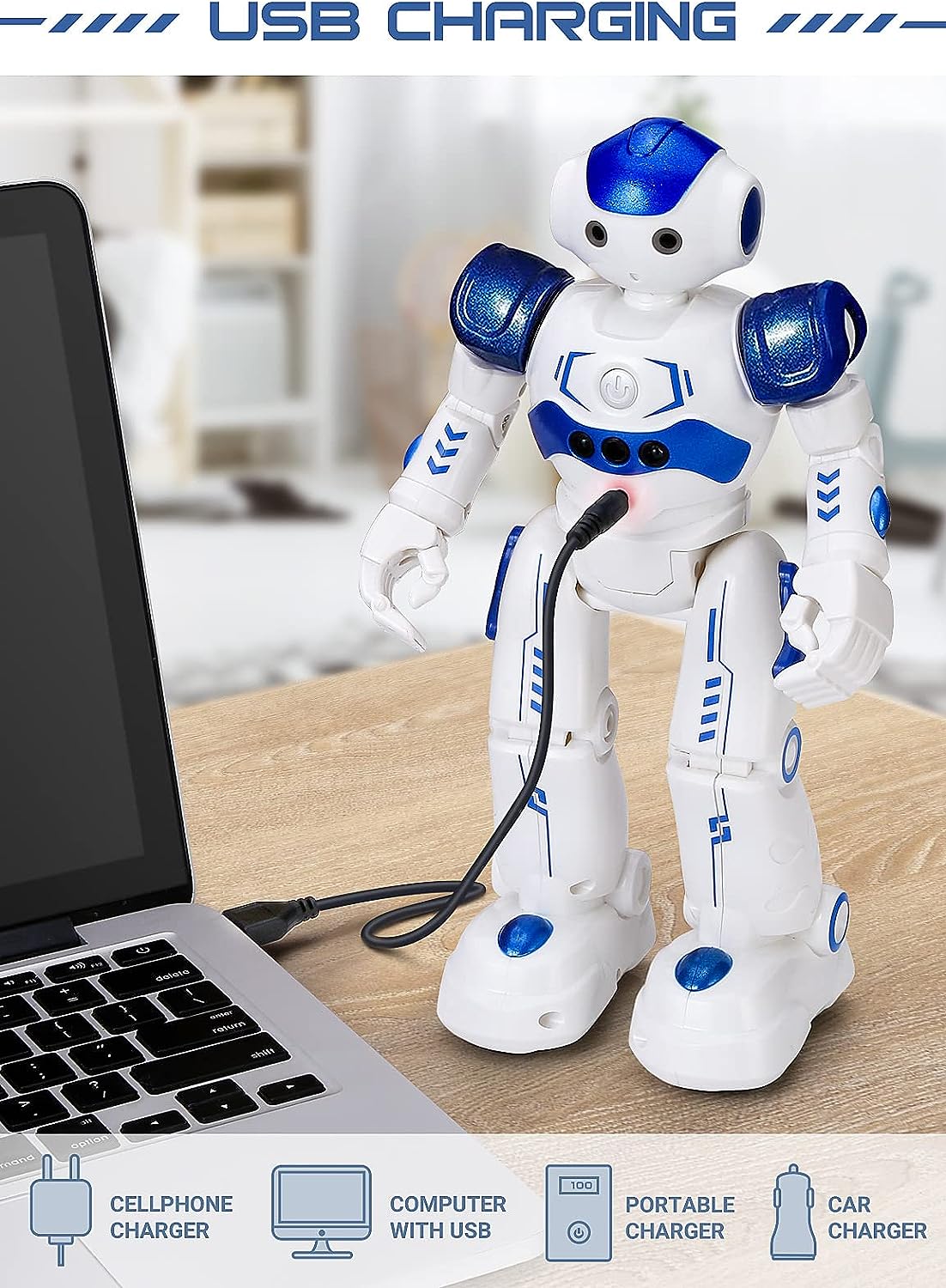 Remote-Controlled Interactive Robot Toy with Gesture Recognition for Learning