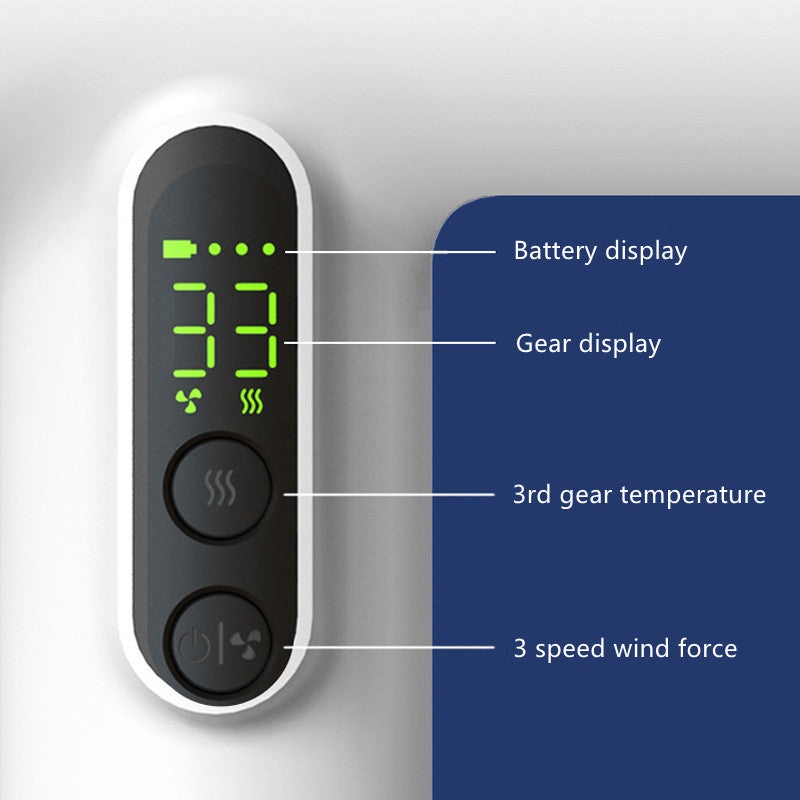 Portable Hair Dryer: Rapid Drying with 30,000 RPM Power