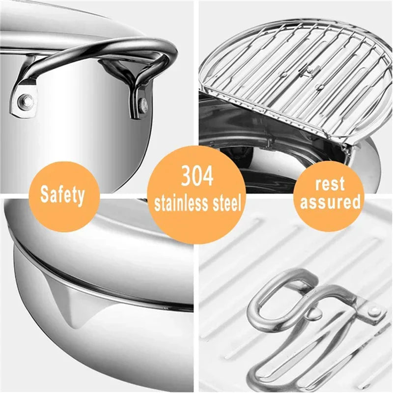 Fryer with Built-in Thermometer for Precise Cooking