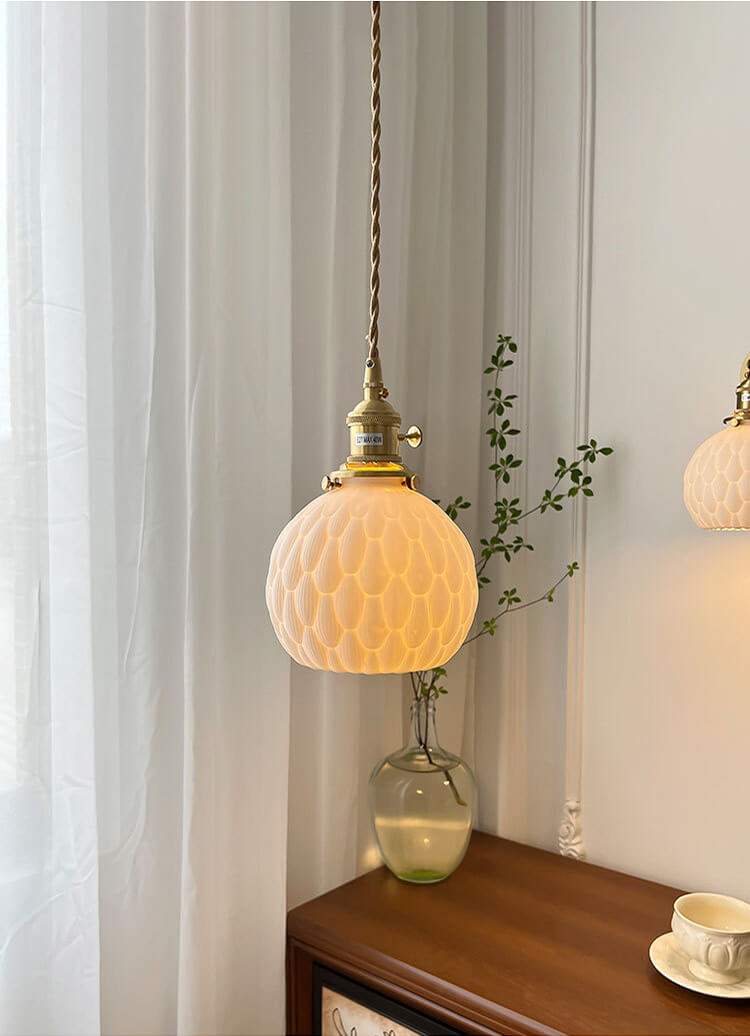 Taavita Handmade Ceramic Pendant Lamp - Ceramic Pendant and Wall Lamp