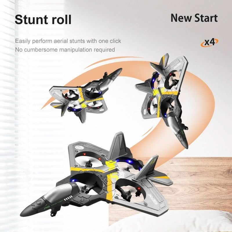 AeroSpin Remote Control Airplane with 360° Stunts for All Levels